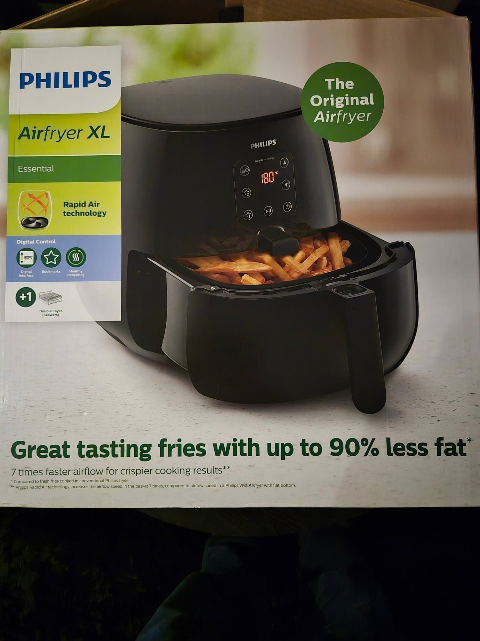 Philips Airfryer XL HD9261 – Rapid Air-teknologi – Gott skick, med origin