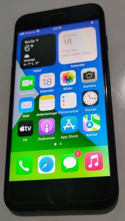 iPhone 7 Jet black 128GB olåst