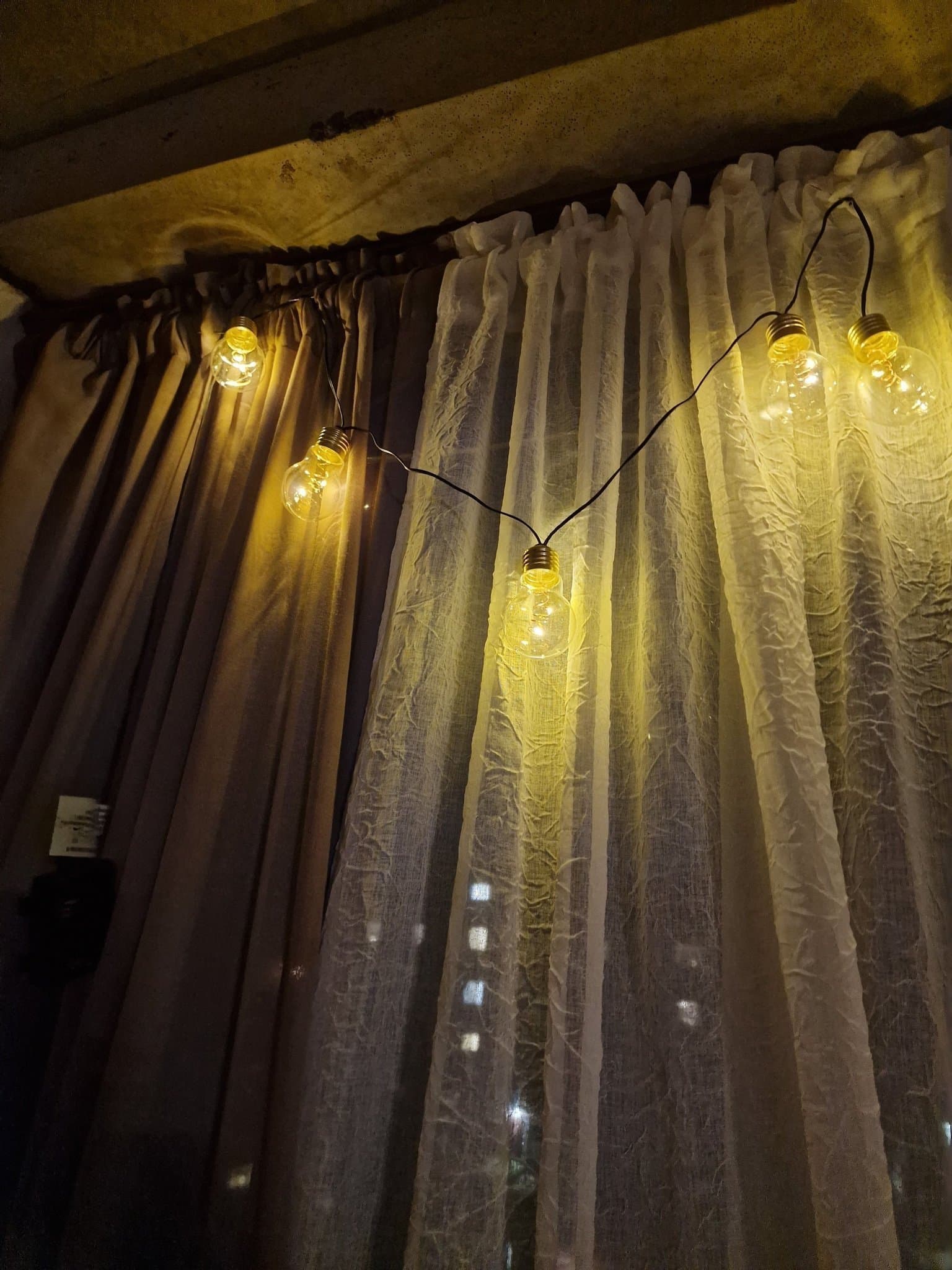 Dekorativ Ljusslinga. 4 st slingor med 5 glödlampor på varje