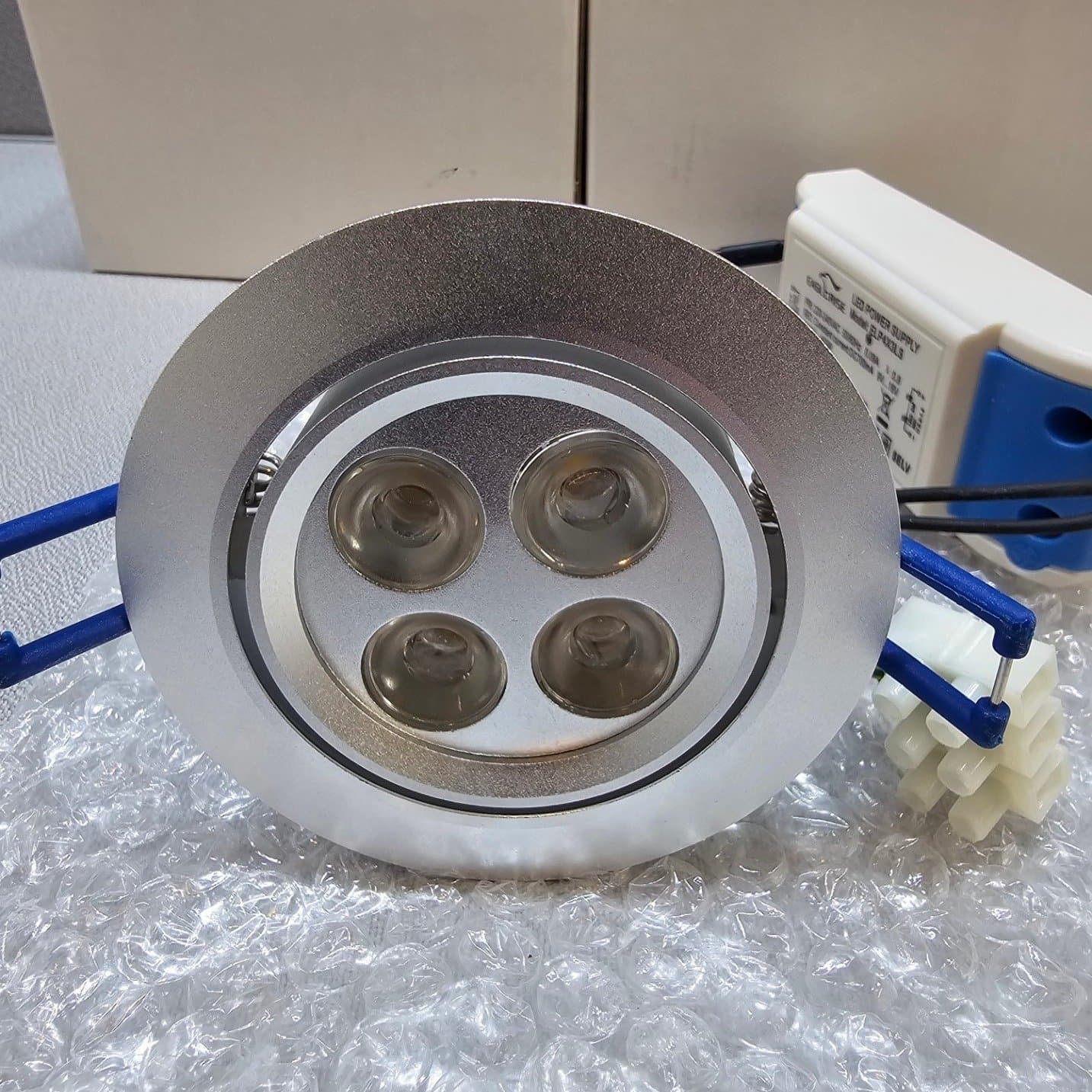 LED Spotlights 4x3W Varmvitt 3st