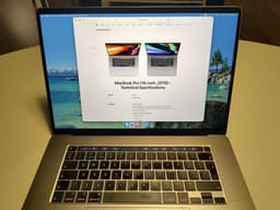 MacBook Pro (16-inch, 2019) - British English Keyboard