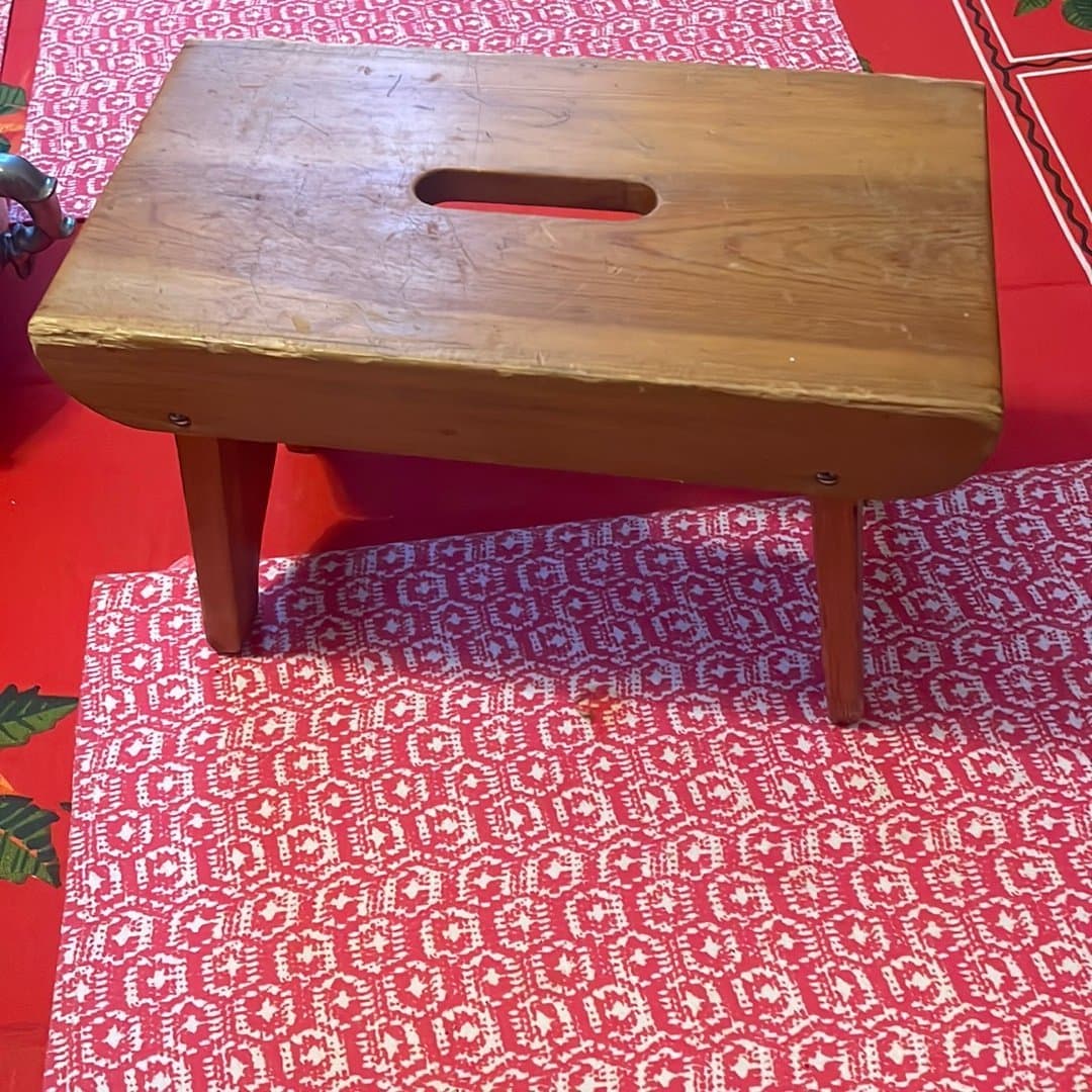 Träpall med handtag