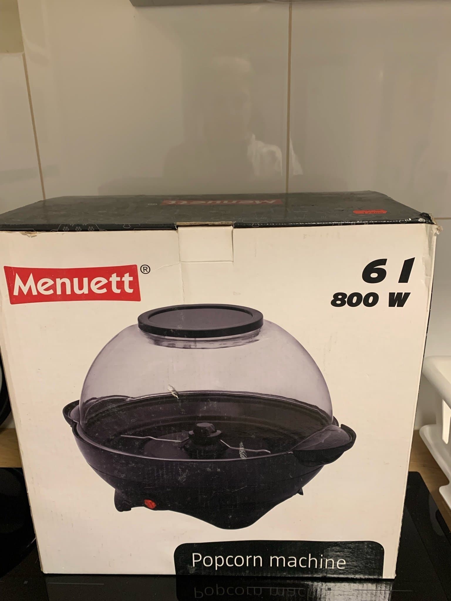 Popcornmaskin Menuett 800W