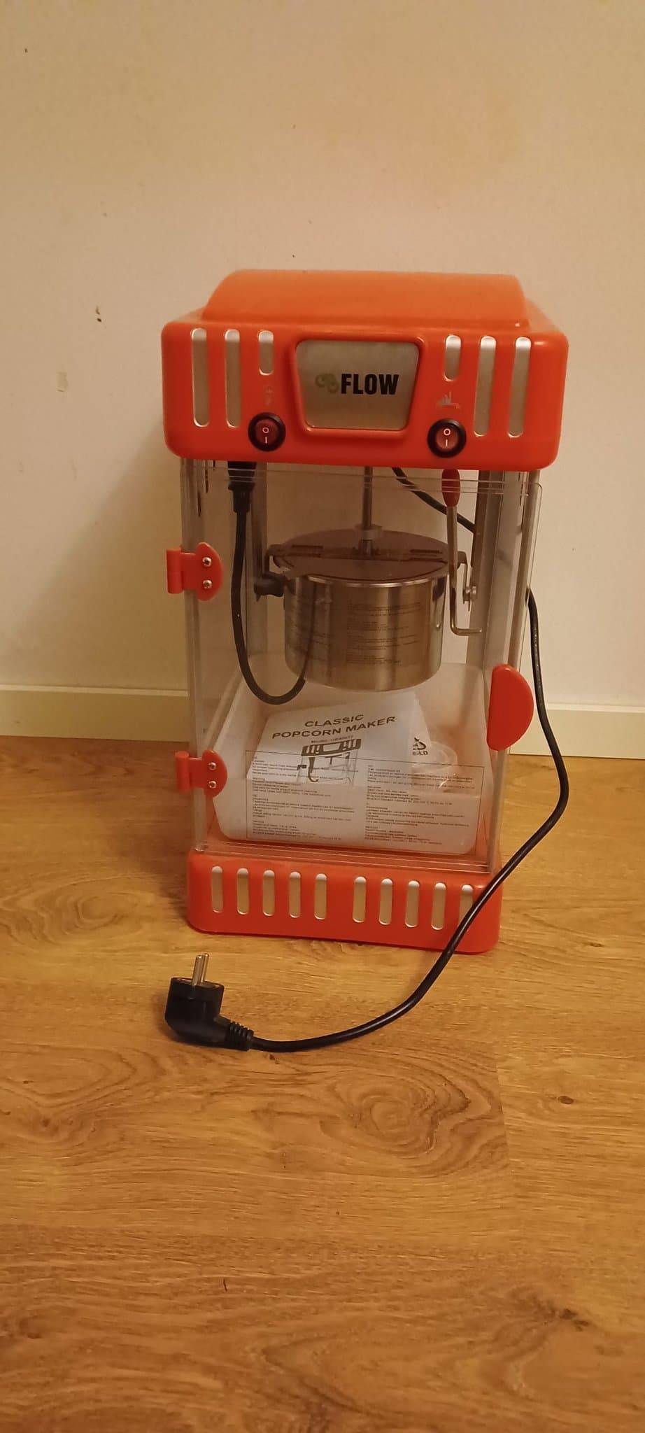 Popcornmaskin - FLOW ny aldrig använd