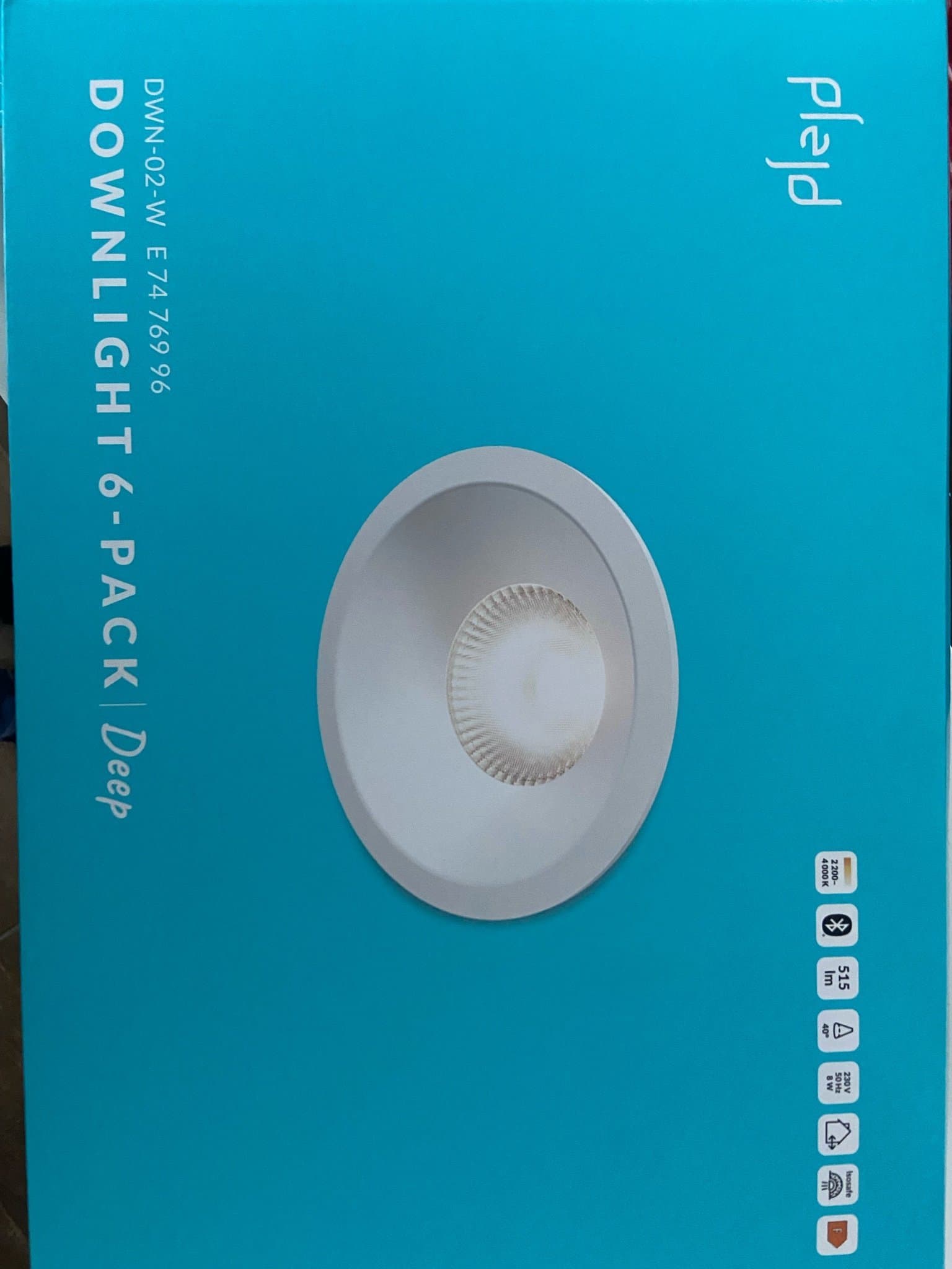 Plejdl Downlight 6-pack Deep