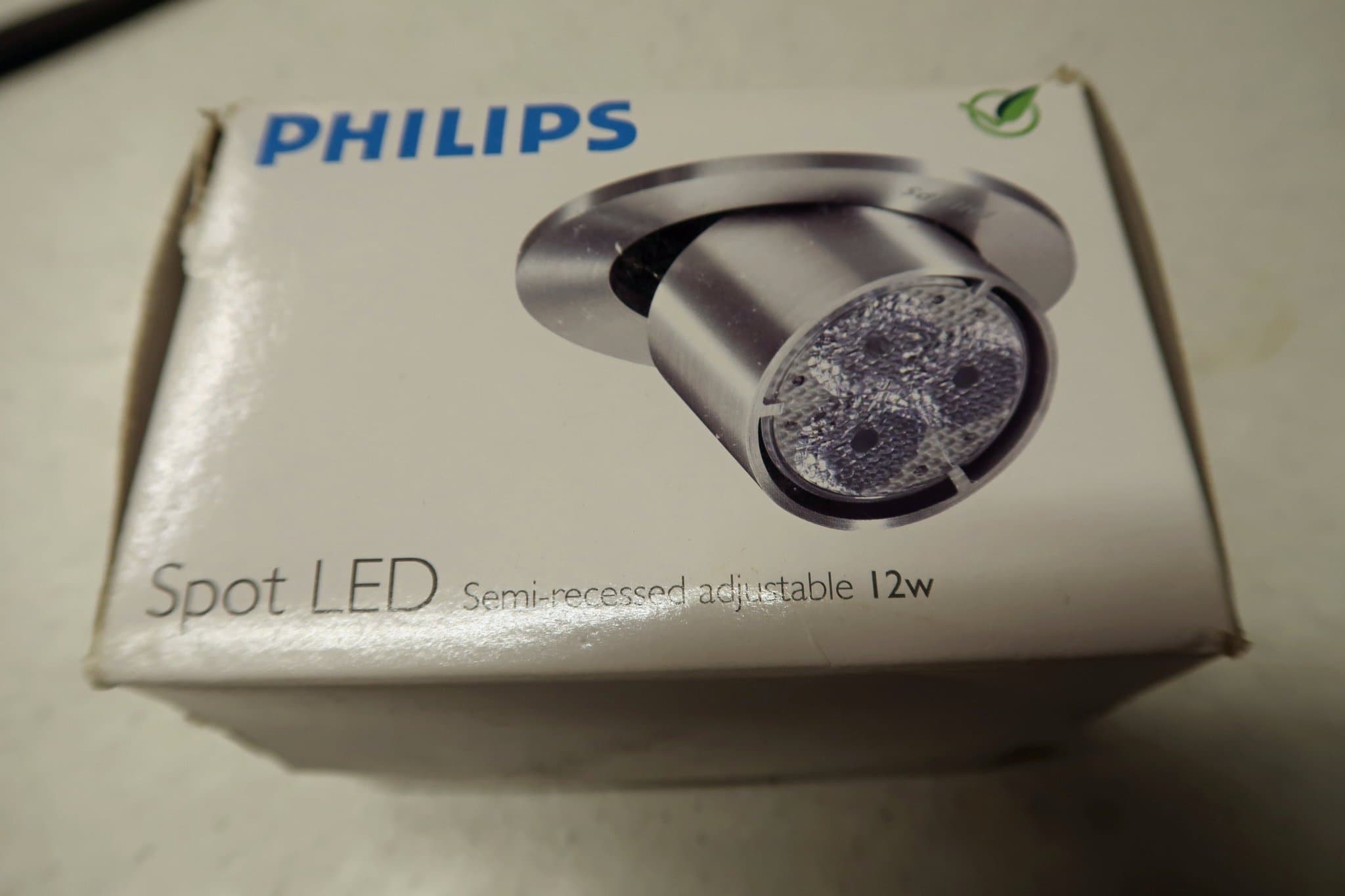 Philips LED-2 spot/downlights 10 st oanvända för takmontering