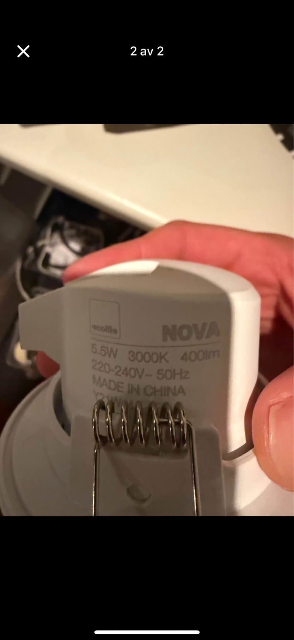 9 st Ecolite Nova spotlights