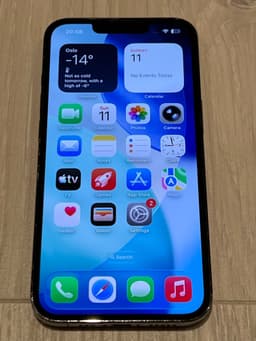 iPhone 13 Pro 256GB, svart, olåst, iOS 26.2 (C)