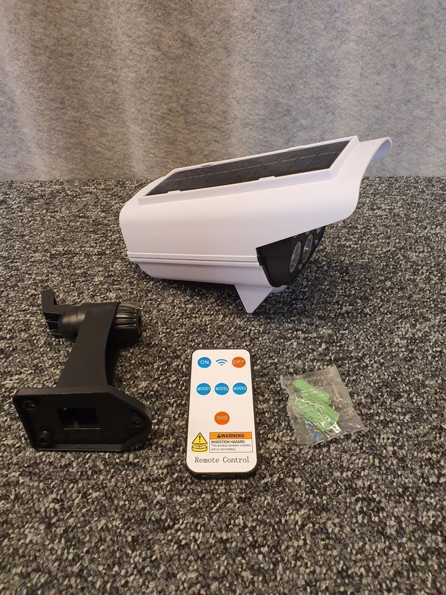 Solar LED säkerhetslampa med rörelsesensor