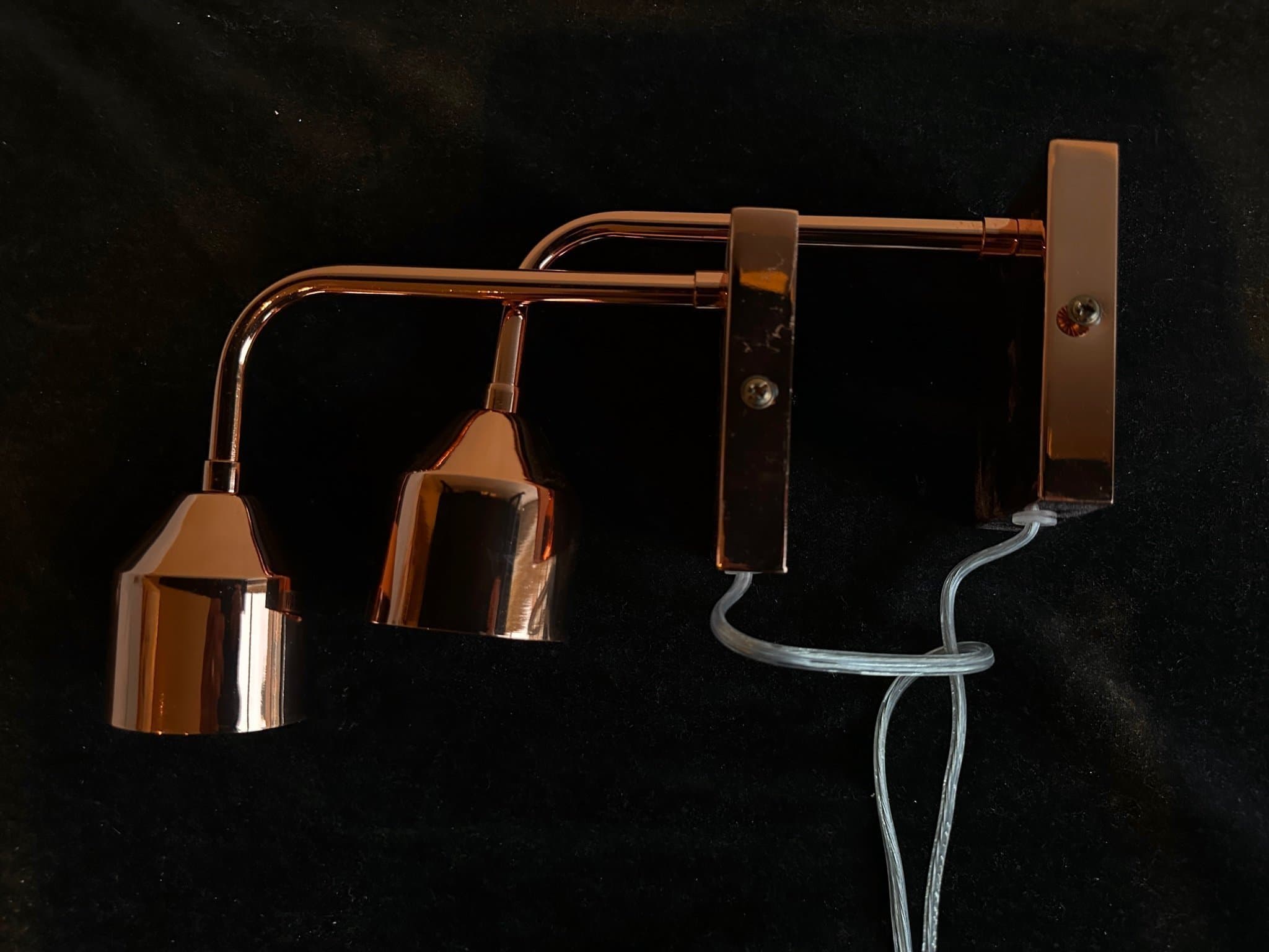 FYND I FATTIGA TIDER !! RYDÉNS VÄGGLAMPOR (BLOOMINGVILLE STIL) I NYSKICK