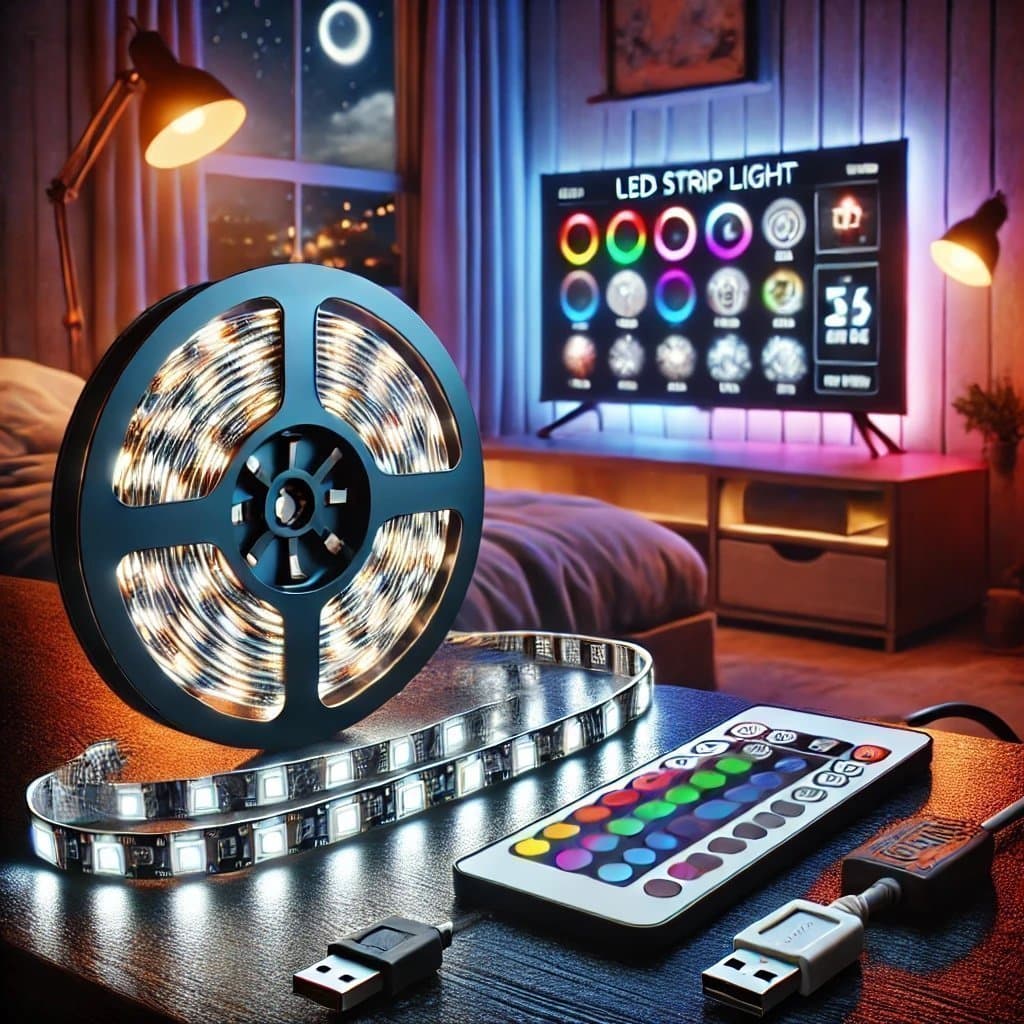 LED-list 5m med fjärrkontroll