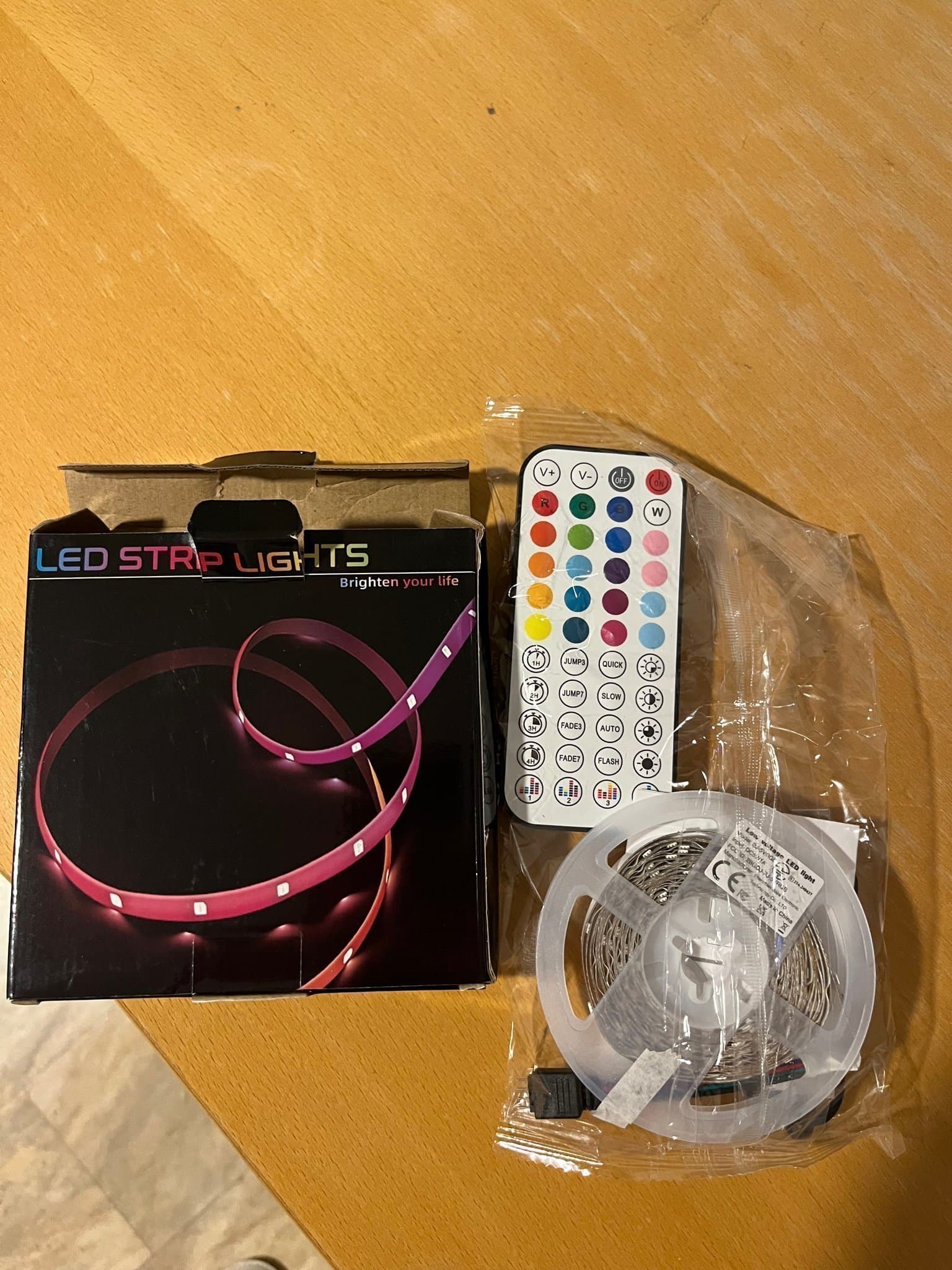 LED-list 5m med fjärrkontroll