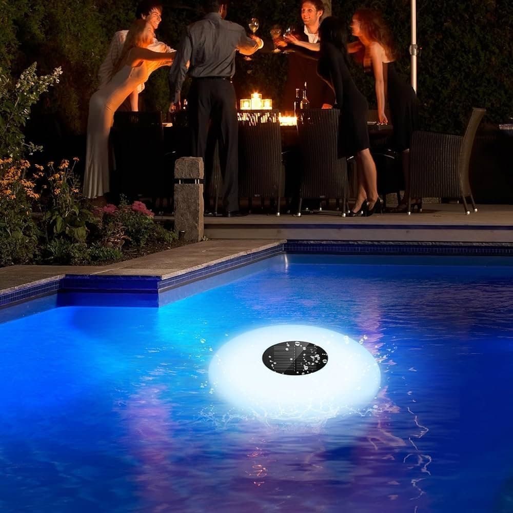 Flytande solcellslampa LED+RGB