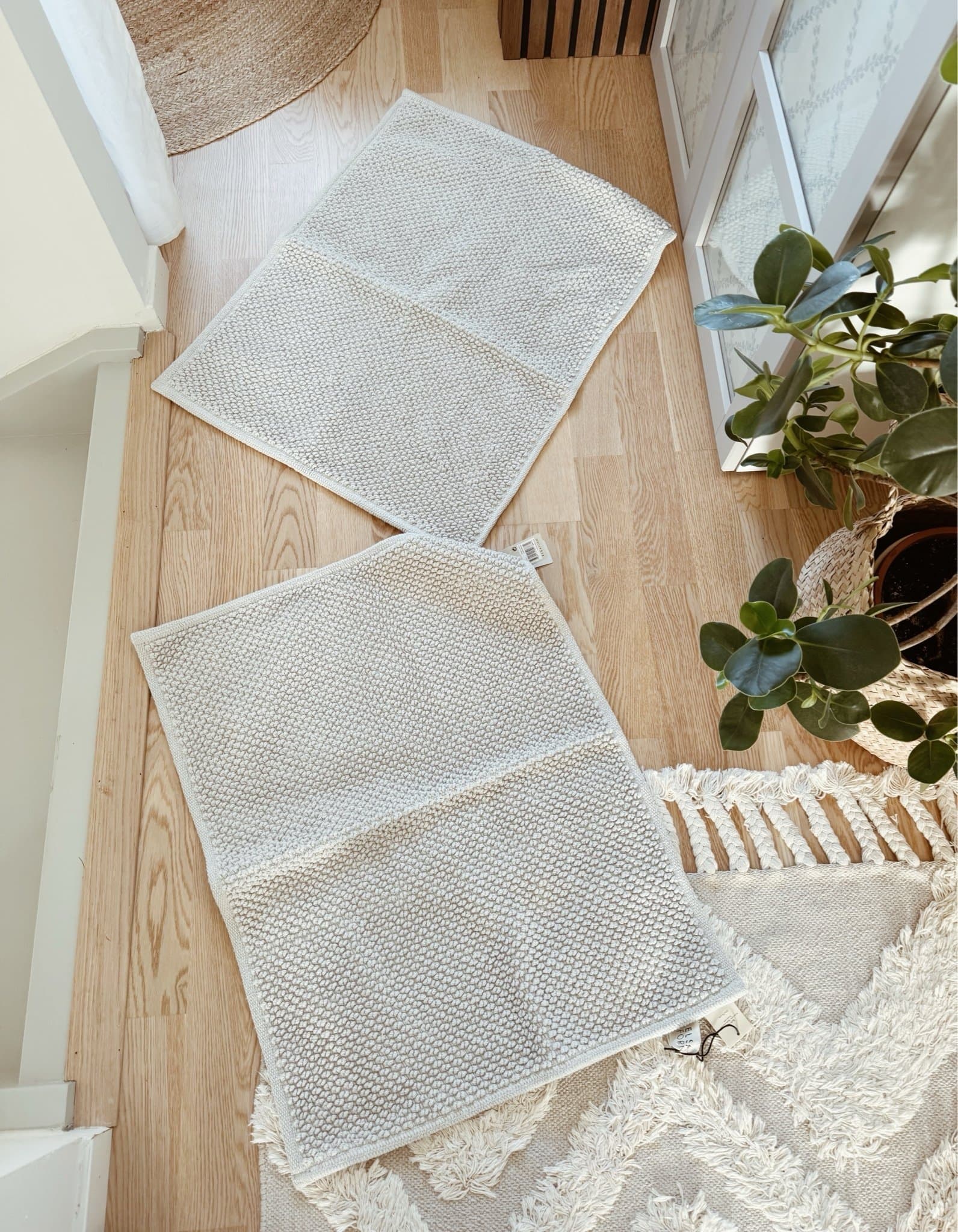 Elsa Form Badrumsmattor ljusgrå mattor