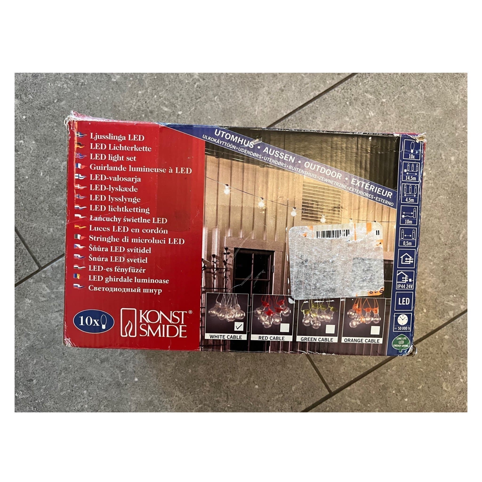 Konstsmide LED Ljusslinga utomhus