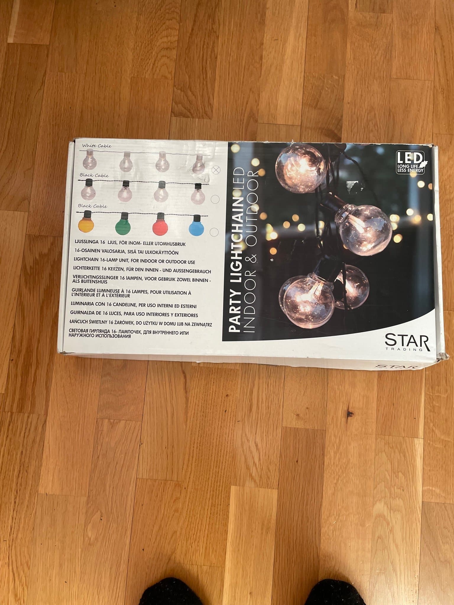 Star Trading Party Ljusslinga LED (vita)