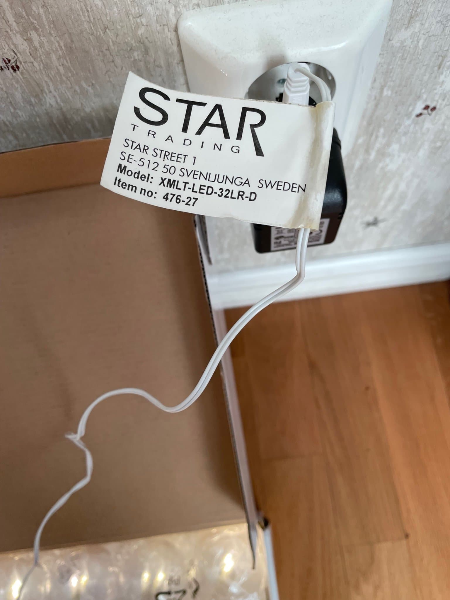 Star Trading Party Ljusslinga LED (vita)