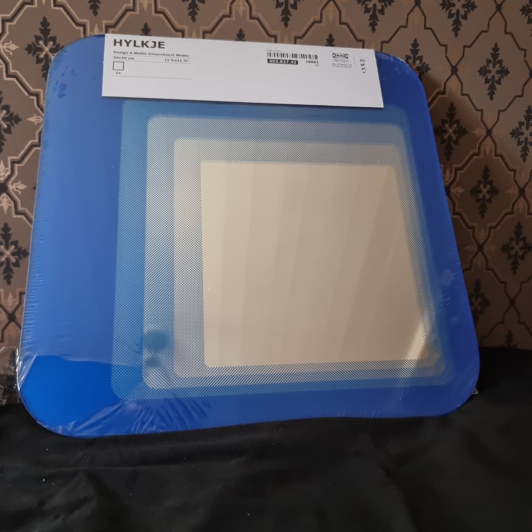 IKEA HYLKJE blå Spegel Retro 90-tal Inplastad!