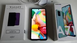 NY SAMSUNG GALAXY A71 128GB Svart mobiletelefon