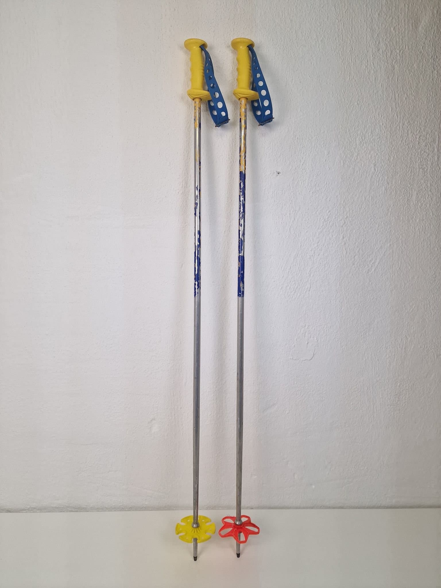 Vintage skidstavar 110cm