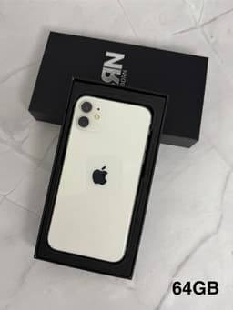 iPhone 11 vit - ny skärm - nytt batteri