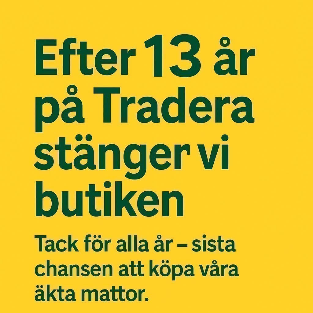 Äkta Vintage matta ca: 260x54 cm