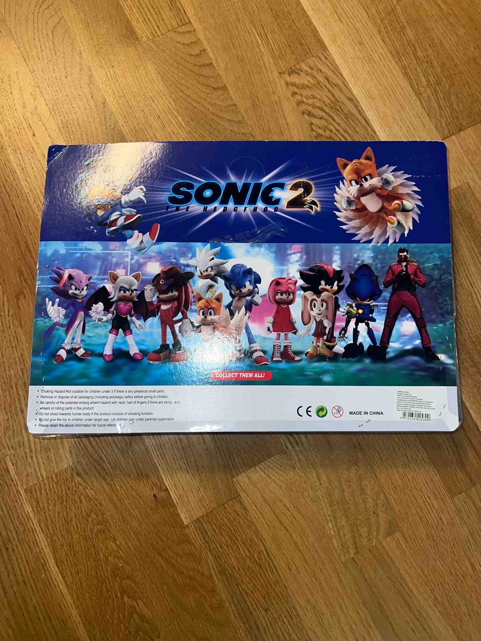 Nytt paket med 6 stora figurer från Sonic.