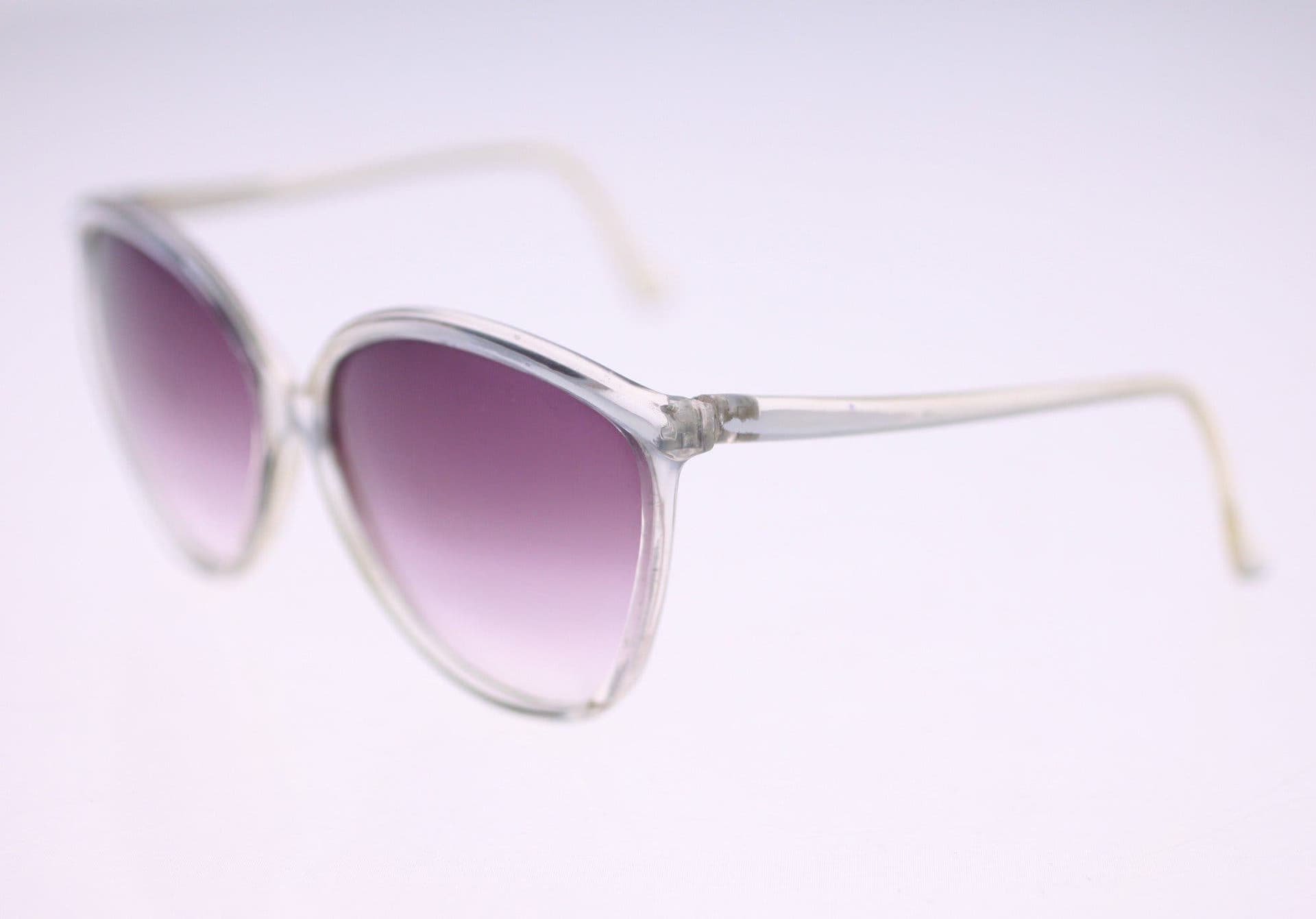 Vintage HAGA ladies oversized butterfly style sunglasses-circa 1980s-Weight 28g