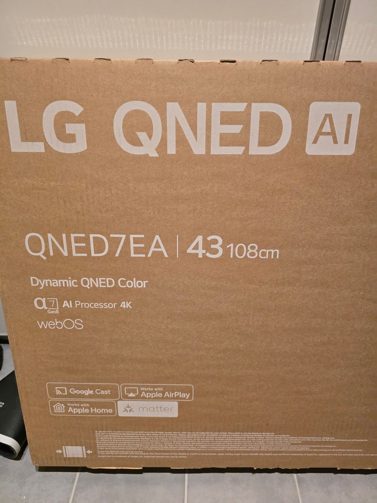 LG 43" QNED7E AI 4k Smart TV