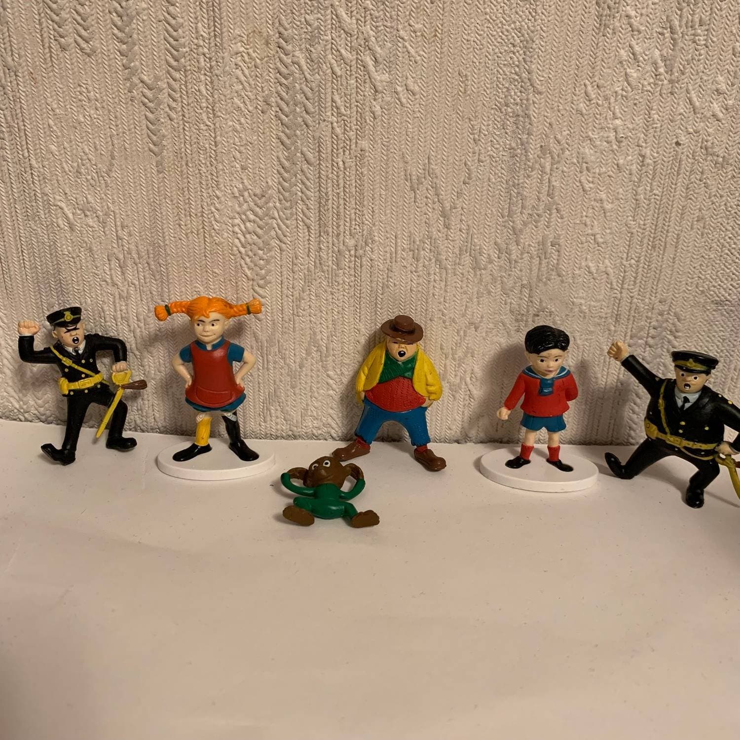 PIPPI LÅNGSTRUMP 6 st figurer