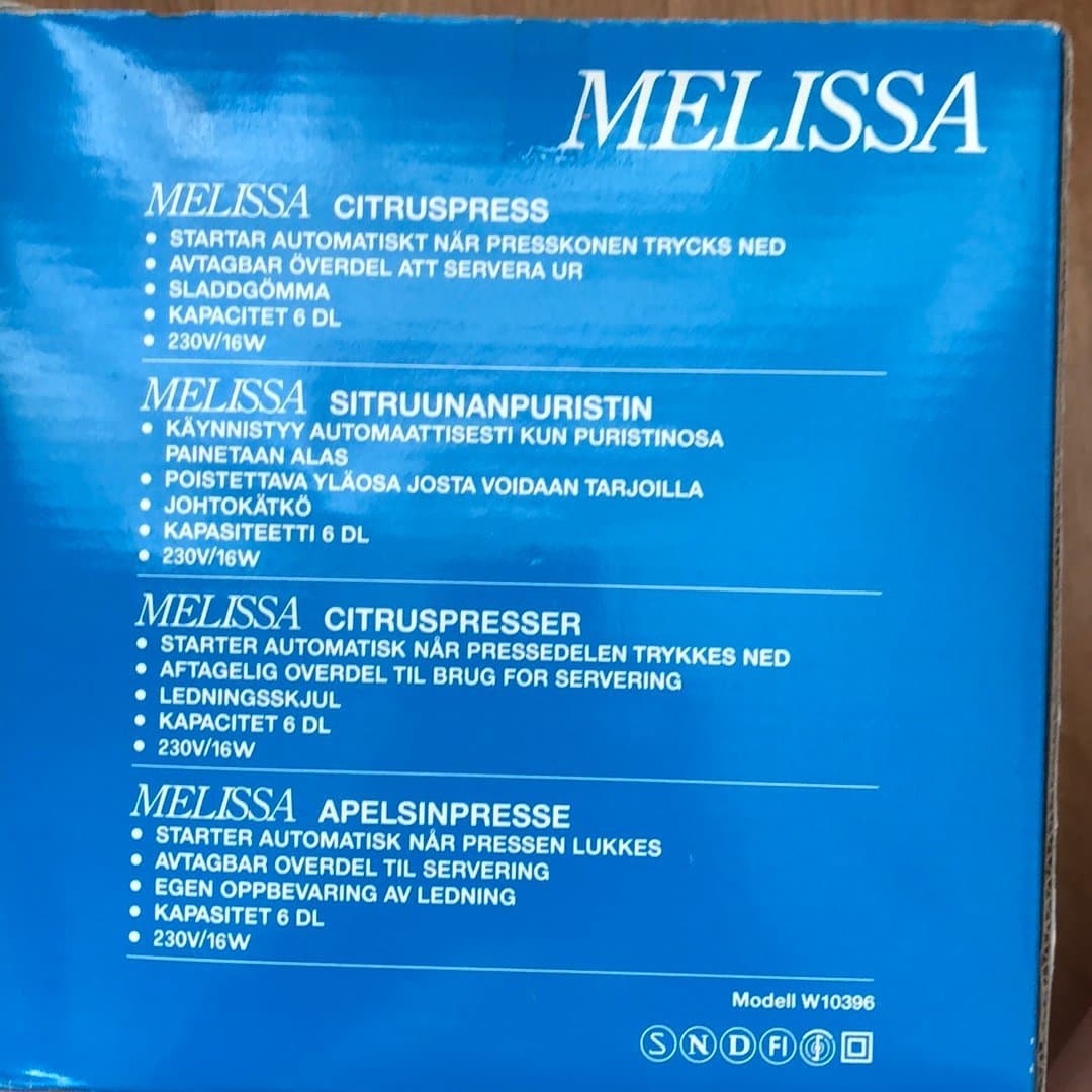 Melissa Citruspress