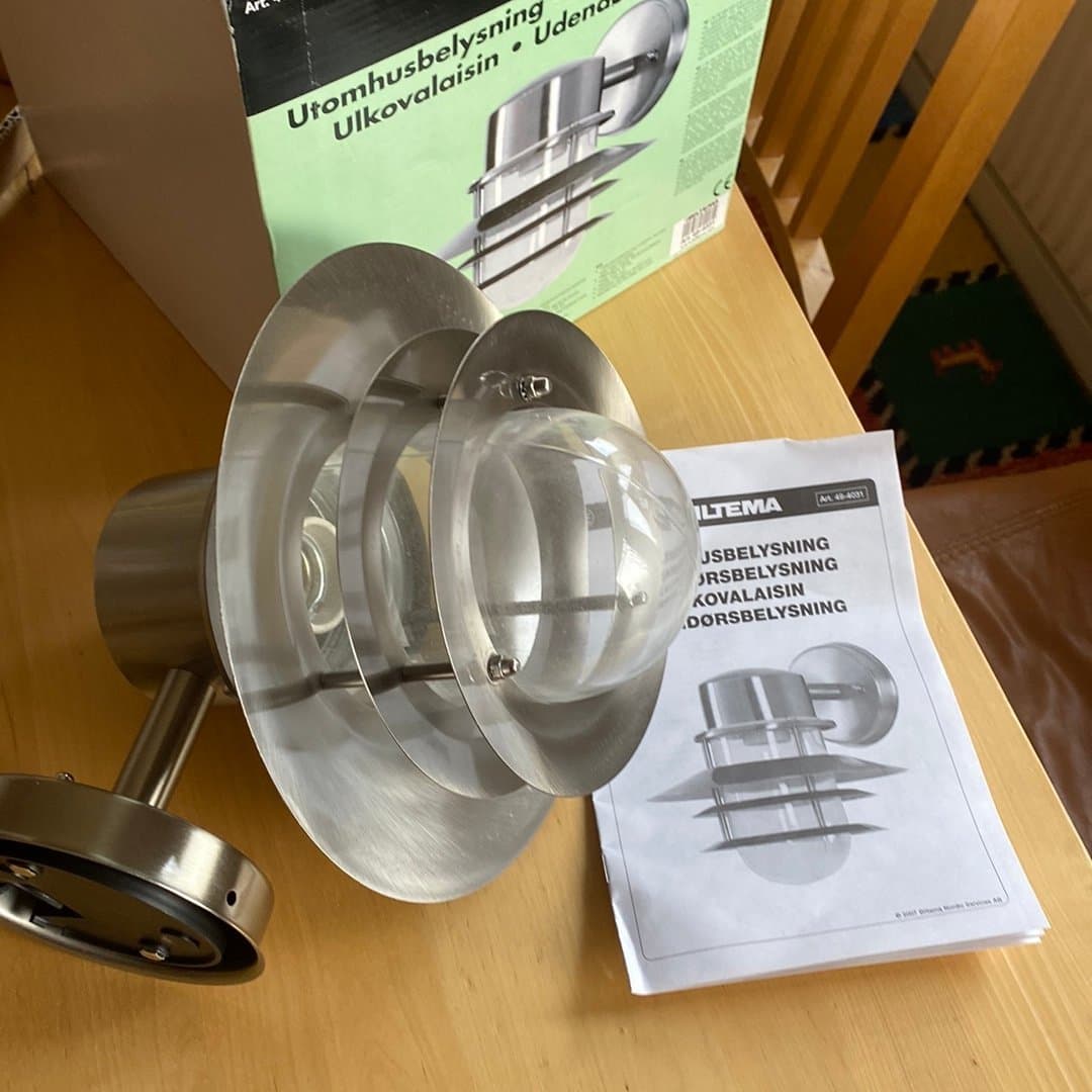 Utomhusbelysning, ny armatur från Biltema