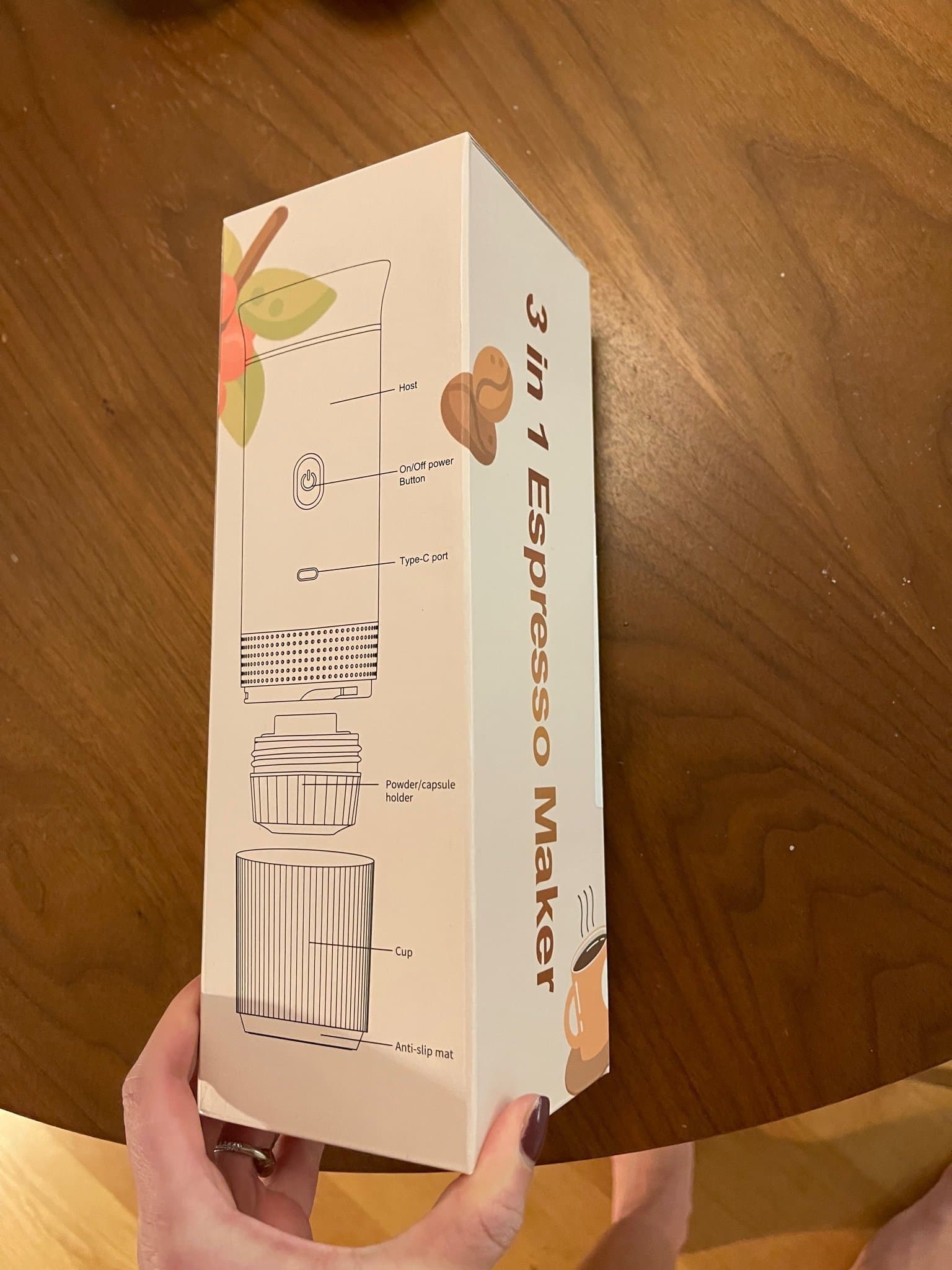 Bärbar espressomaskin – uppladdningsbar via USB-C (helt ny)