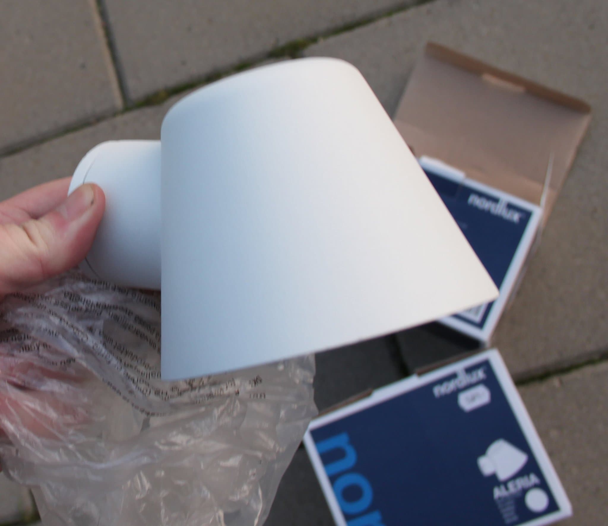 NYA! 2 st Nordlux Aleria Vit IP44 GU10 Utomhus-lampa Vägglampa 230v inkl moms