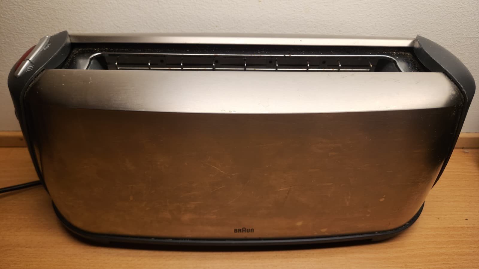 Braun Brödrost (Modell 4118) – Long Slot i Rostfritt Stål