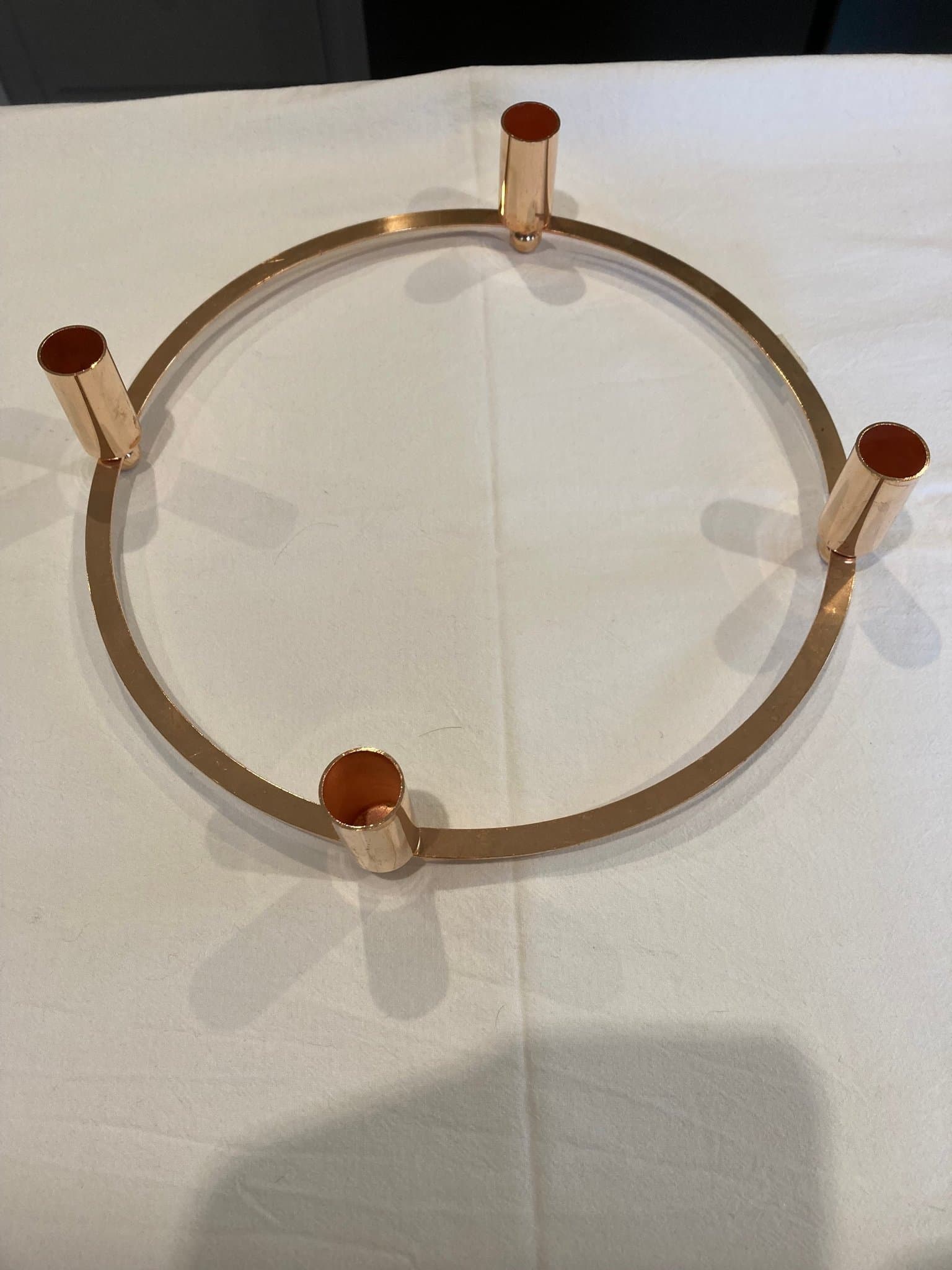 "NY" ljuskrona i koppar