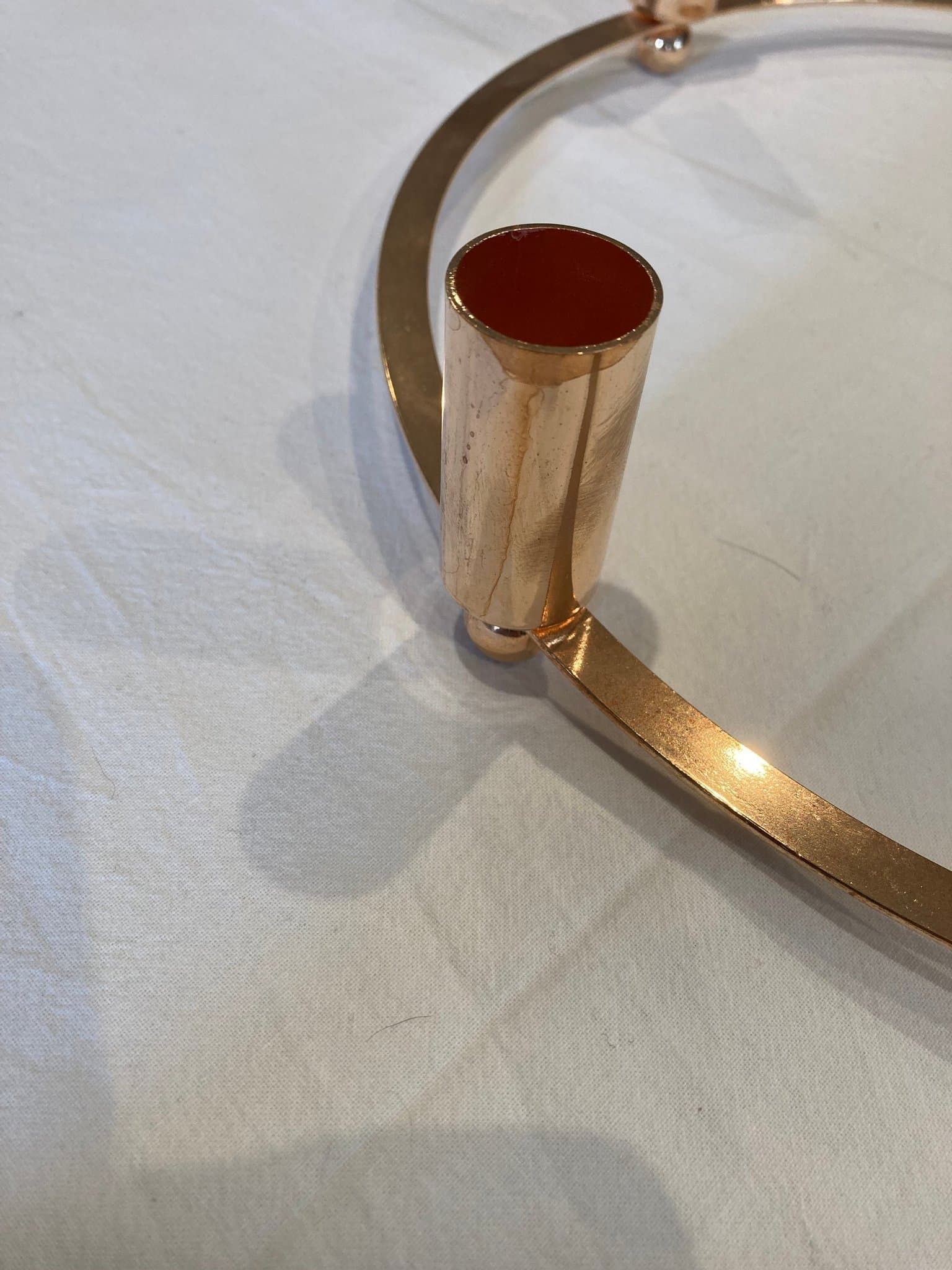 "NY" ljuskrona i koppar