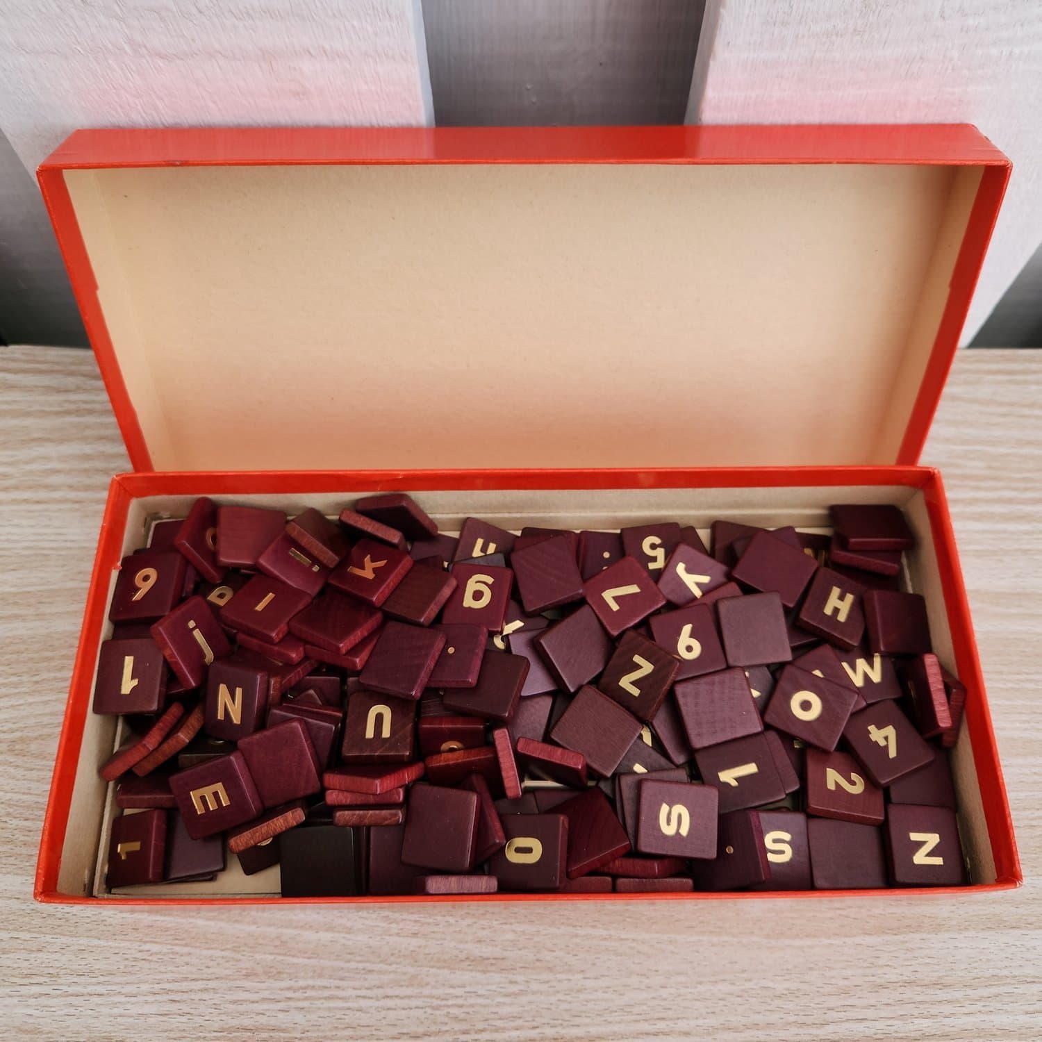 Wooden Swedish Letters Numbers And Symbols ABC + 1x1 With Box