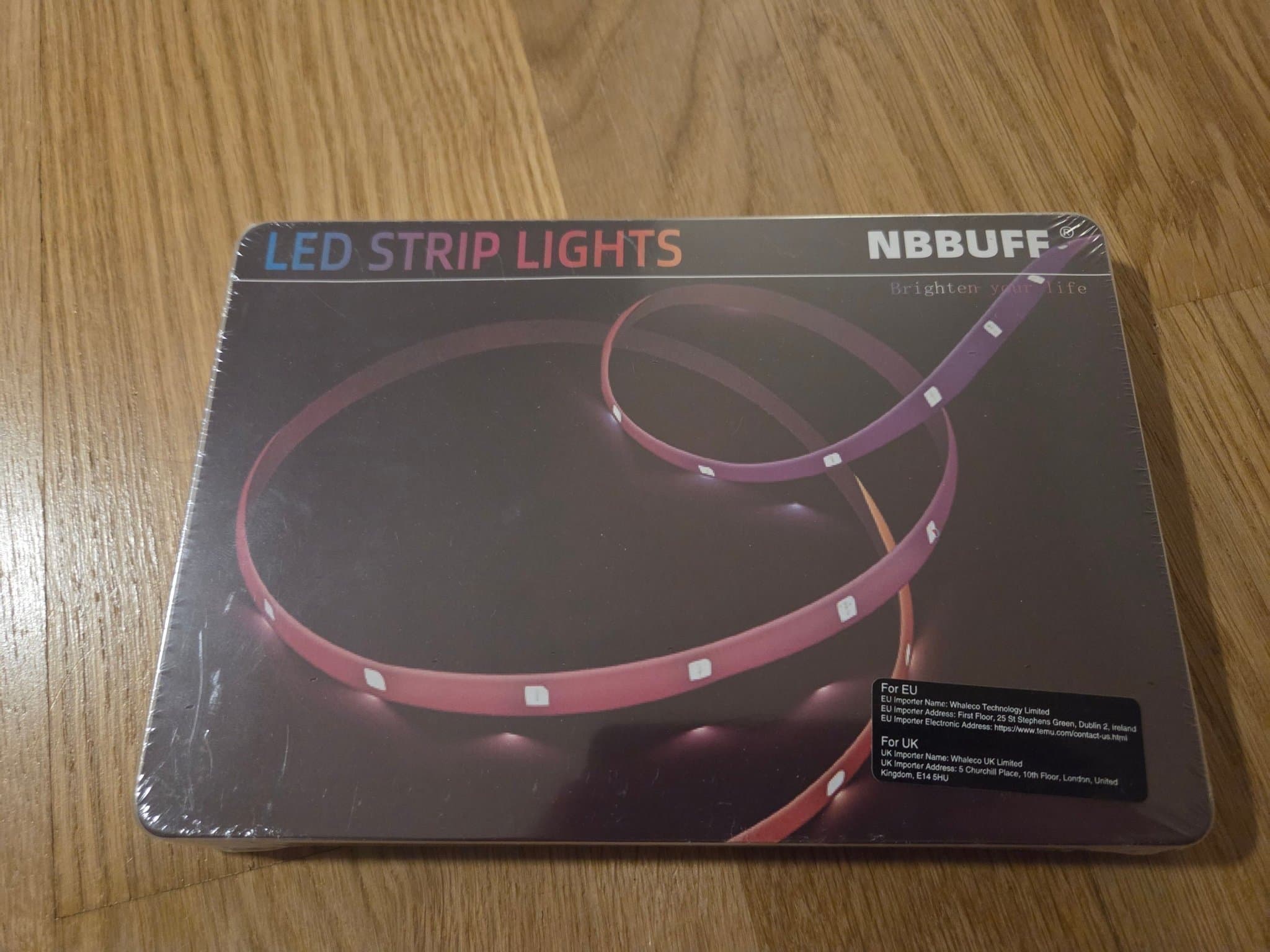 oöppnad 5M RGB LED Strip Lights