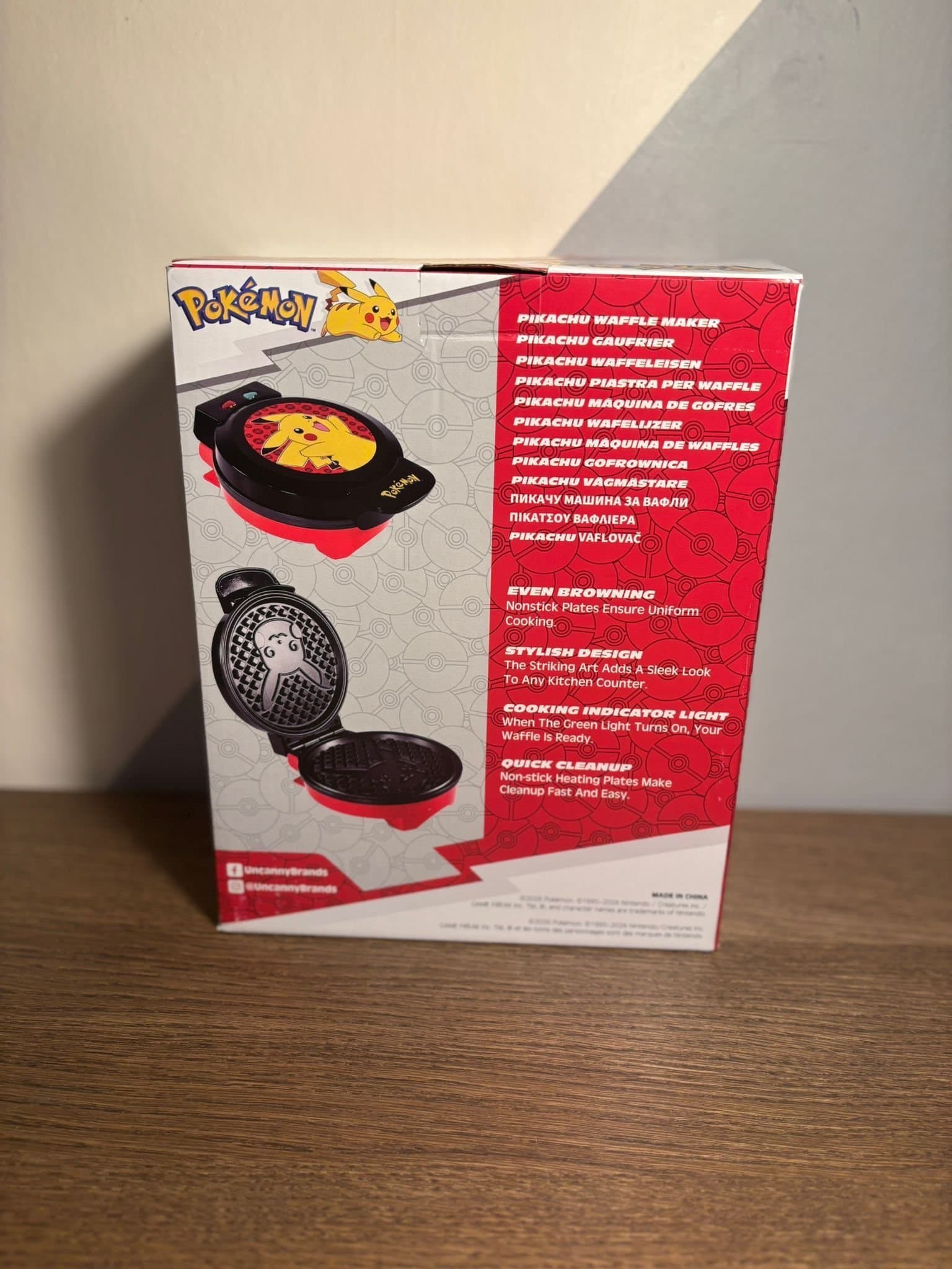 Pokémon – Pikachu Rund Våffeljärn