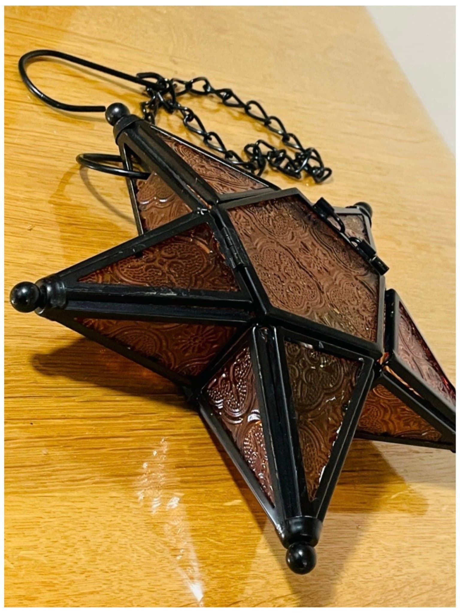 Stjärnformad Ljuslykta