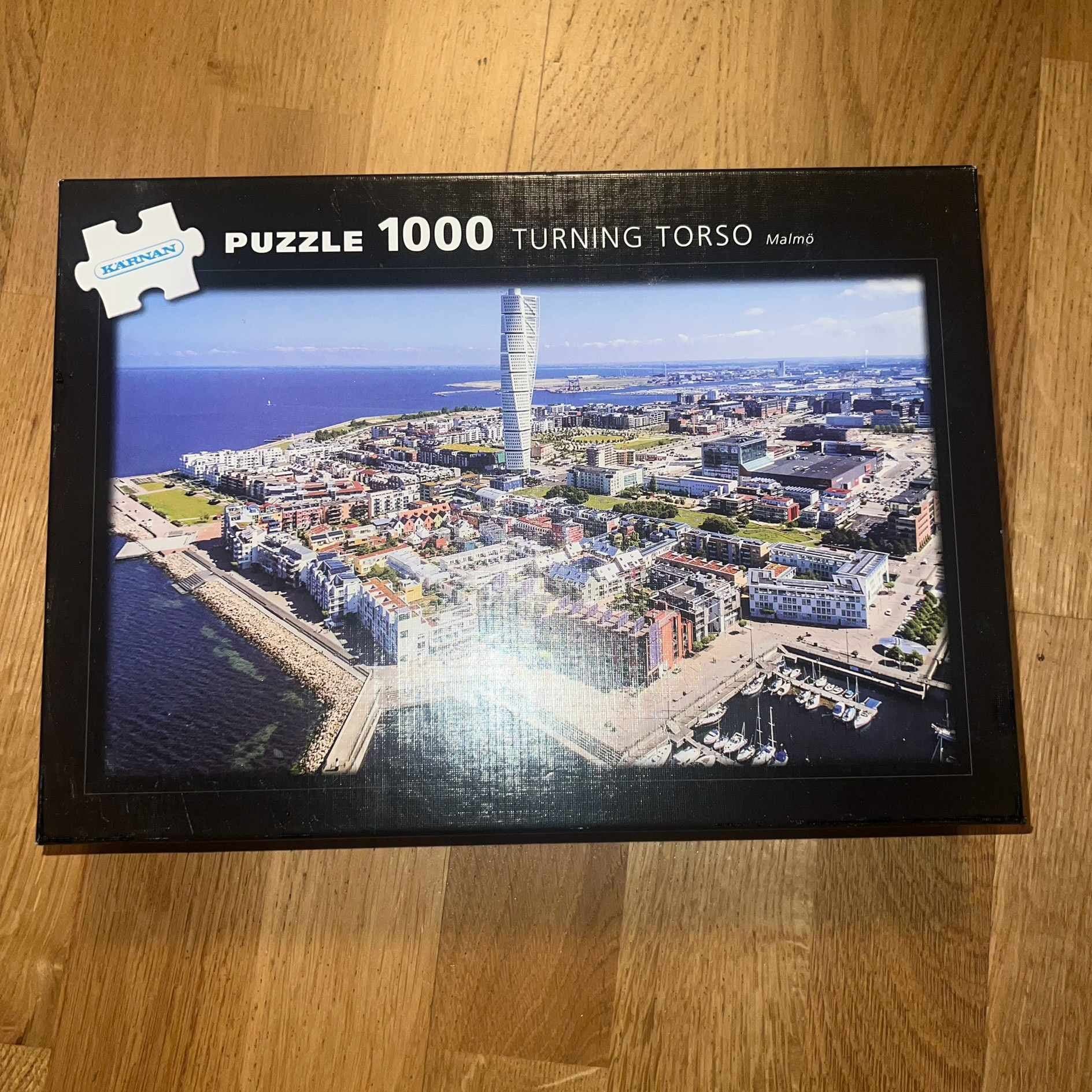 Turning Torso Malmö 1000 bitar från Kärnan (Lagt en gång)