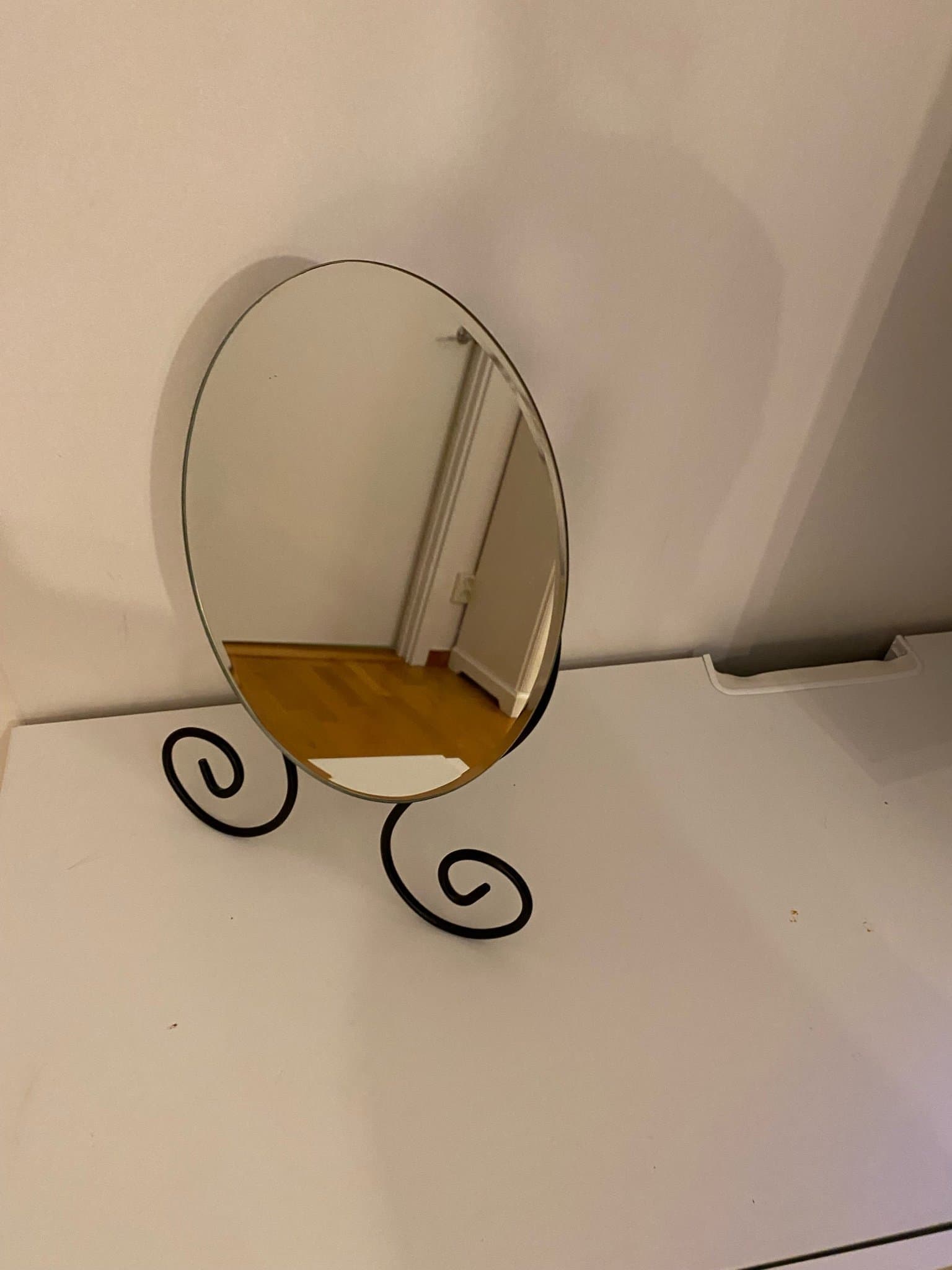 Ikea Bordspegel Hopfällbar rustik spegel