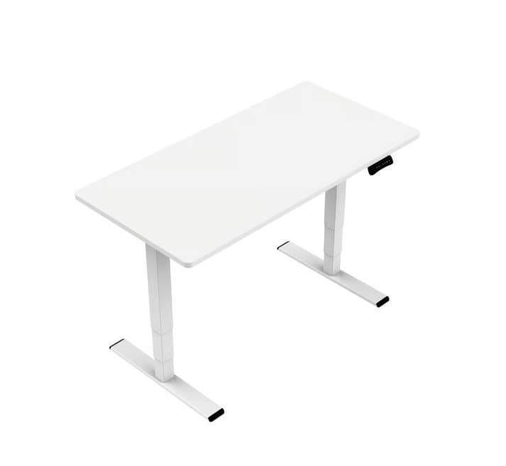 Prokord Höj- och sänkbart skrivbord 140x70 cm Vit - Nytt