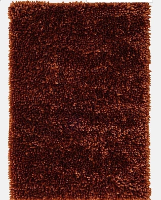 NY Härlig BADRUMSMATTA Jotex Raquel 60x90 Fluffig & tjock ”Rost”