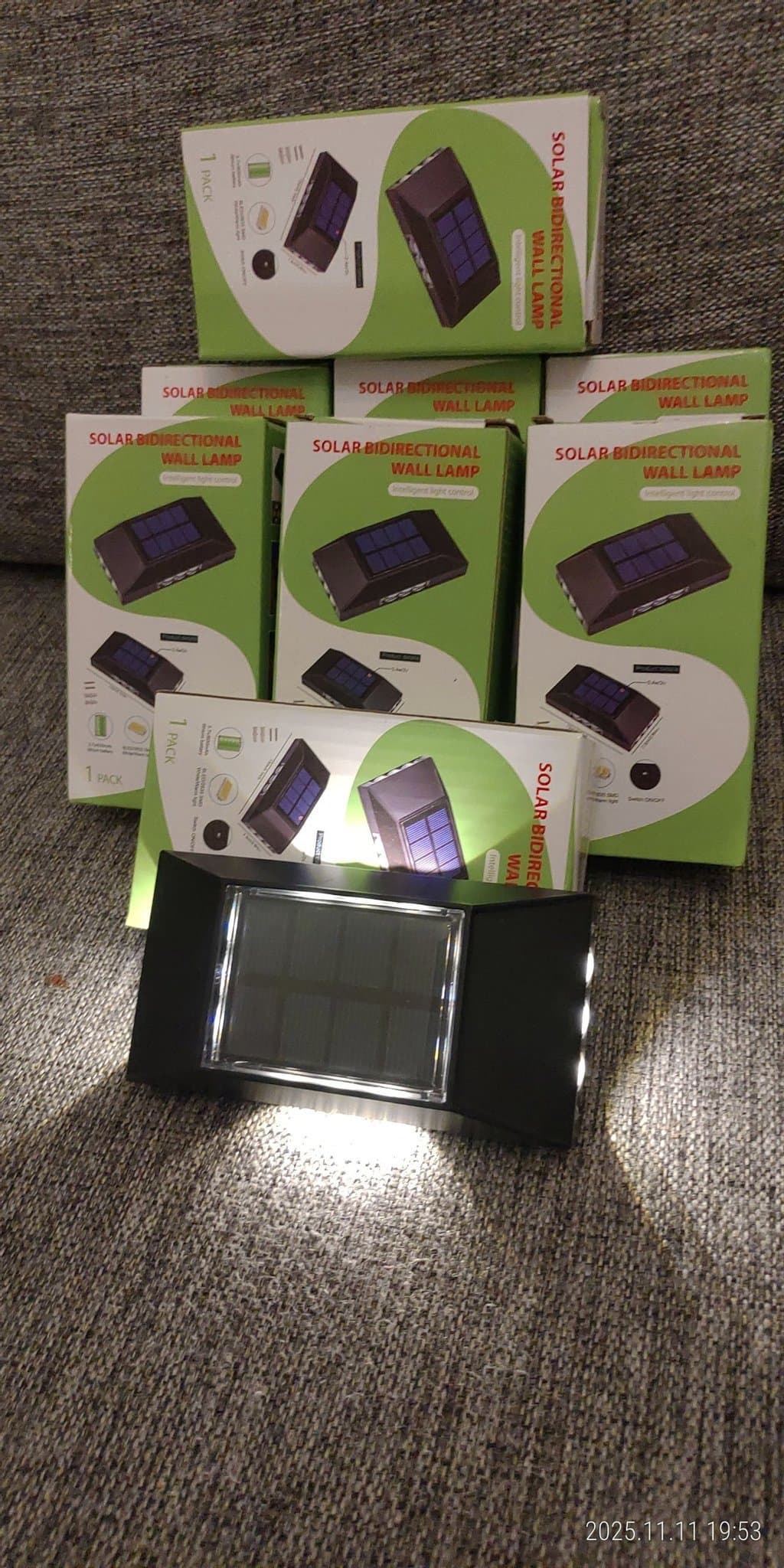 Solar Bidirectional Wall Lamp