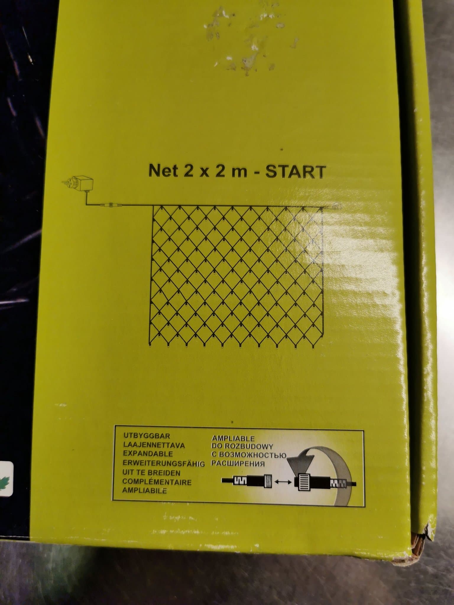 SYSTEM 24 LED Ljusnät 2x2m Varmvit - Startpaket