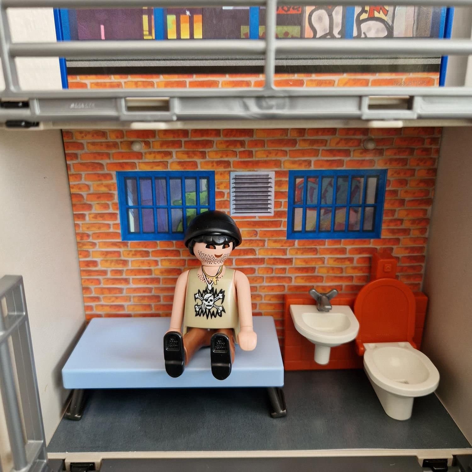 Playmobil Police Station 5419 Lockable Case With Figures Motorcycle K9