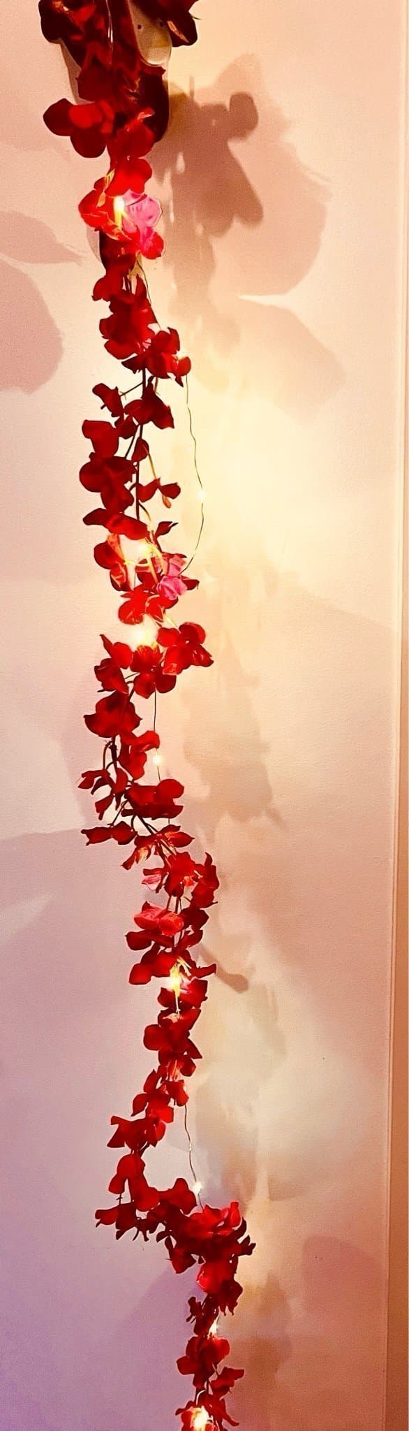 Vacker slinga med körsbärsblommor led 2 m ny i förpackning!