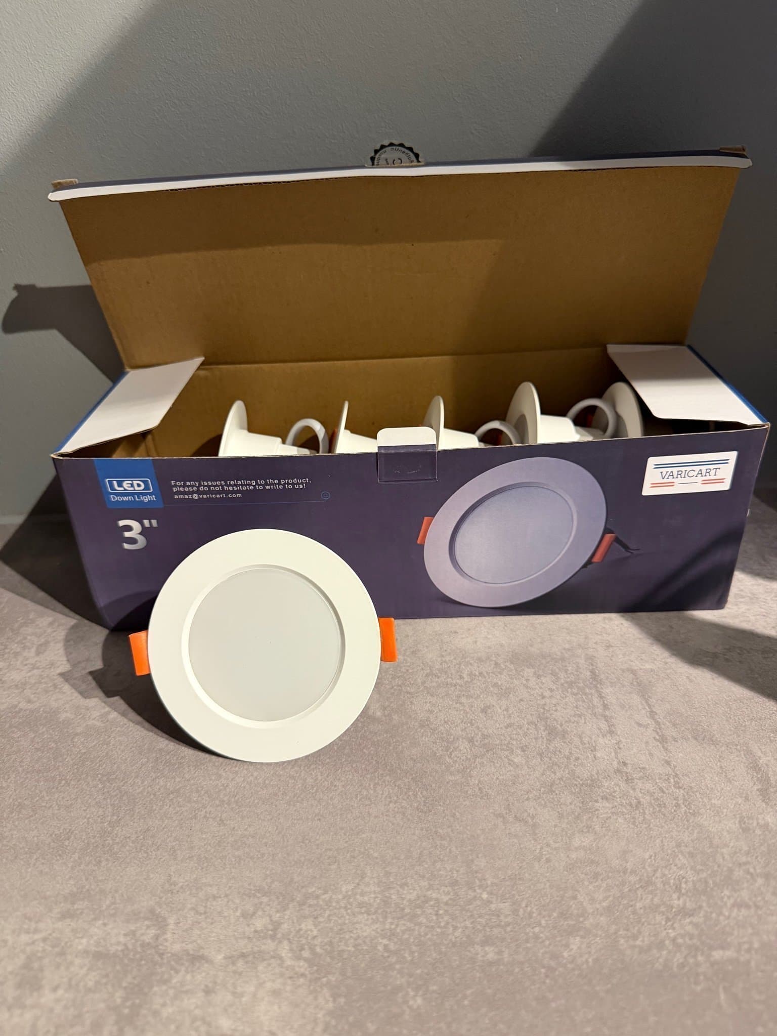 Smart LED Spotlight Downlight – RGB + Dagsljus Vit – Alexa – Bluetooth – 6-pack